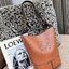 พร้อมส่งความสวย! Super Rare! ห้ามพลาด! LOEWE HOBO LEATHER SHOULDER BAG VIP GIFT WITH PURCHASE (GWP) กระเป๋าหนังแท้พรีเมี่ยมกิ๊ฟ Limited Edition จาก LOEWE PERFUME DUTYFREE รุ่น Rare items วัสดุหนังแท้ Lambskin หนังนิ่มสวยดีไซน์หรูด้านหน้าฉลุโลโก้ Loewe Ana