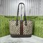 ORI หนังแท้ | Gucci Ophidia medium tote bag GG Monogram Double G / Gucci Tote Bag กระเป๋าสะพายทรงโท้ทใบใหญ่ ภายในโล่งกว้างจุของได้เยอะ