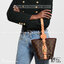 RI หนังแท้ | LV All In BB bag Monogram Canvas กระเป๋าทรงบัคเก็ต ออกแบบมาให้มีความจุที่เหมาะสำหรับทริปเดินทาง Monogram แคนวาสสุดไอคอนิกยกระดับความหรูหราด้วยฮาร์ดแวร์สีทอง