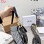 DIOR Saddle Bag with Strap 10" **รอบราคาพิเศษ** มาพร้อมสายครอสบอดี้สุดคุ้ม ไม่ได้รอบนี้คือพลาดน้า (ปกติสายยาวขายแยกนะคะ) กระเป๋ารุ่นยอดนิยม งานผ้าแจ็คการ์ดลาย Oblique ลูกเล่นห้อยด้วยตัวอักษร D ตรงหูหิ้วมีกิมมิค CD สีทอง