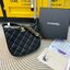 Chanel 22K Hobo Shoulder Bag กระเป๋าสะพายทรงโฮโบทรงสวย หนังเรียบหรูหรา อะไหล่ทองวินเทจ ประดับโลโก้แบรนด์สุดหรูด้านหน้า
