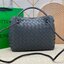 BOTTEGA Small Andiamo Top handle bag 28cm / BOTTEGA Tote Bag กระเป๋าสะพายดีไซส์สาน วัสดุเดนิมคอตตอนรุ่นใหม่ สวยงามเป็นเอกลักษณ์ เกรดออริ 1:1 ใช้งานต่างประเทศได้