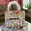 DIOR WOMEN MEDIUM LADY D-LITE BAG VIP GIFT WITH PURCHASE (GWP) พรีเมี่ยมกิ้ฟ Limited Edition จาก DIOR DUTYFREE COUNTER วัสดุหนังแท้ Calfskin หุ้มด้วยผ้า Cannage อีกชั้นและปักลวดลาย 'Dior Palm' กระเป๋า Lady D-Lite ผสมผสานความสง่างามและคลาสสิกที่เ