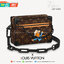 พรีเมี่ยมกิ๊ฟแท้ 100% 】หนังแท้ LOUIS VUITTON MINI SOFT TRUNK MONOGRAM