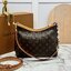 ORI หนังแท้ | LV CarryAll Monogram canvas 25cm กระเป๋าสะพายแครี่ออลรุ่นใหม่ ขนาดกำลังสวย ดีไซน์เรียบหรู มาพร้อมห่วงโซ่หัวใจห้อยสุดคิ้ว และสายสะพายแยกถอดได้ สวยหรูคลาสสิก