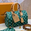 RUNWAY LV Speedy P9 Bandoulière 25 Soft Leather กระเป๋าสะพายสปีดี้รุ่นใหม่หรูหรา เกรดท็อปวีไอพี เกรดดีสุด 1:1 หนังแท้สวยงาม เก็บทุกรายละเอียด ใช้สลับแท้ ผ่านทุก ตม.