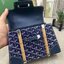 10 สี ORI หนังแท้ | GOYARD Saïgon Souple Mini Bag 20cm กระเป๋าถือ/สะพายดีไซน์หูจับไม้เป็นเอกลักษณ์ที่สวยหรูหราสง่างาม