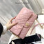 CHANEL flap pearl with chain พร้อมส่ง ที่สุดของความคลาสสิค อะไหล่ทองหรูหรา ด้านหน้าประดับโลโก้ฝังมุก หนังอย่างดี น้องมีความนิ่มสัมผัสแล้วหลงรักแน่นอนค่ะ