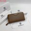 GIVENCHY Long Wallet Zip-around กระเป๋าสตางค์ยาวจีวองชี ซิปรอบ ภาพถ่ายจากงานขายจริง Inside bill slots card slots center zip pocket.