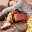 LOEWE CROSSBODY BAG VIP GIFT WITH PURCHASE GWP (**Size M**) กระเป๋าถือหรือสะพาย Limited จาก LOEWE PERFUME DUTY FREE วัสดุ Calfskin หนังแท้หนังสวยอยู่ทรงขนาดกำลังดีน้ำหนักเบา เปิดปิดด้วยซิป ภายในโล่งกว้างสามารถใส่กระเป๋าสตางค์ มือถือ ของใช้ได้เยอะ ด้านหลัง