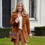VIP GIFT 】หนังแท้ LOUIS VUITTON DAUPHINE MINI LEATHER HANDBAG - BROWN 20cm
