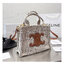 CELINE Tote Bag / CELINE Small Cabas Thais in Textile with Celine All-Over Print กระเป๋าทรงโท้ทรูปทรงสวย ประดับโลโก้หนังด้านหน้า จุของได้กำลังดี