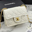 VIP 】หนังแท้ CHANEL mini square flap bag VIP GIFT WITH PURCHAS-GWP กระเป๋าสะพายทรงสี่เหลี่ยมเปิดด้านหน้า หนังคาเวียร์ลายคลาสสิค รุ่นยอดนิยมไอเท็มฮิต อะไหล่ทองสวยหรูดูดีมาพร้อมสายโซ่ทองร้อยหนังจะสะพายไหล่ หรือ Crossbody ก็ดูดี พร้อมส่งที่ไทยไม่ต้องรอพรีฯ ส
