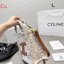CELINE Tote Bag / CELINE Small Cabas Thais in Textile with Celine All-Over Print กระเป๋าทรงโท้ทรูปทรงสวย ประดับโลโก้หนังด้านหน้า จุของได้กำลังดี