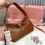 MIU MIU Madras Shoulder Bag กระเป๋าสะพายไหล่ทรงเก๋เรียบหรูดูแพงดูลัคชู ดีไซน์ใช้งานง่าย โดดเด่นด้วยห่วงเกี่ยวด้านหน้าสีทอง ประดับโลโก้สวยหรู คอลเลคชั่นตัวแม่ พร้อมสายสะพายข้าง ใช้งานได้หลากหลายสไตล์มากๆ