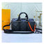 LV Keepall Bandouliere 25 Monogram Eclipse Canvas กระเป๋าสะพายใบเล็กสีดำคลาสสิก เกรดออริ 1:1 ใช้งานต่างประเทศได้