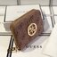 GUESS Women’s Small Wallet กระเป๋าสตางค์แบบสั้น อะไหล่ทอง ขนาดกะทัดรัดพกพาสะดวก ช่องใส่บัตรได้ถึง 6 ช่อง