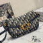 พร้อมส่ง 2 สี Small CD Besace Bag Oblique Jacquard & black calfskin กระเป๋าสะพายดิออร์รุ่นใหม่ เกรดออริ สลับแท้ 1:1 ใช้ต่างประเทศได้