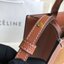 พรีเมี่ยมกิ๊ฟแท้ 100% 】พร้อมส่งที่ไทย!! ที่นี่ที่เดียว CELINE VERTICAL CABAS IN TEXTILE AND CALFSKIN TOTE BAG งานหนังแท้ ผ้าแคนวาสคุณภาพดี