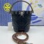 6 สี Tory Burch Puffy Mini / Tory burch T Monogram Puffy Patent Mini Bucket Bag / Tory Bucket Bag กระเป๋าบัคเกต size เล็ก โดดเด่นด้วยโลโก้ตัวนูนปั๊มด้านหน้า