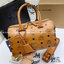 M.C.M ESSENTIAL BOSTON BAG IN VISETOS Small 23 Handbag มาพร้อมสายสปอร์ต กระเป๋าถือ/สะพายข้าง ทรงหมอน สวยโดดเด่น ทรงสวยยอดนิยม มาพร้อมพวงหนังห้อย และสายรัดเก็บหูจับ วัสดุหนังแคนวาสคุณภาพดี เปิด-ปิดด้วยซิป ภายในโล่งกว้าง ใส่ของได้เยอะ กระเป๋าสตางค์ โทรศัพท์