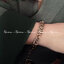 Christian Dior Bracelet สร้อยข้อมือแบรนด์หรูหรา วัสดุสแตนเลสชุบ สีทองรมควัน ไม่ลอก ไม่ดำ สวยงามตามแบบฉบับแบรนด์ ภาพถ่ายจากสินค้าจริงค่ะ
