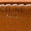 CELINE Mini besace triomphe in shiny top handle กระเป๋าสะพายคาดลำตัวพร้อมหูจับถนัดมือ ได้รับความนิยมอย่างมาก ด้วยรูปร่างทรงโค้งมนมีความคลาสสิกตามแบบฉบับแบรนด์