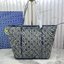 ORI หนังแท้ | Tory Burch T Monogram zip tote bag กระเป๋าทรงโท้ทใบใหญ่ทรงกว้างพร้อมใบเล็กเข้าเซ็ท ดีไซน์สายหนังแต่งคาดหน้า ตัวงานผ้าแจ็คการ์ดตัดขอบหนัง เดอะเบสท์ เซลเลอร์!!