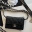 CHANEL mini wallet on chain crossbody กระเป๋าสตางค์พร้อมสายโซ่ หนังแท้ เกรดออริจินอล 1:1 สลับแท้