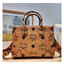M.C.M Munchen Tote in Maxi Visetos with nappa leather trim กระเป๋าโท้ทไซส์เล็ก ขนาดกำลังสวย พกพาง่าย ดีไซน์ใหม่ล่าสุด โดดเด่นด้วยโลโก้ที่มีขนาดใหญ่ขึ้น 💖เกรดออริ 1:1 สลับแท้