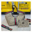 Gucci Giglio medium tote bag กระเป๋าทรงสะพายทรงโท้ท ดีไซน์ใหม่ล่าสุด สวยหรู่เท่มาก มาพร้อมใบเล็กเข้าเซ็ท พร้อมสายสะพายยาวเขียวแดงเป็นเอกลักษณ์