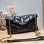 YSL PUFFER SMALL CHAIN BAG IN QUILTED / Yves Saint laurent puffer small chain bag in quilted กระเป๋าสะพายรุ่นยอดนิยม ทรงสวย ใช้ได้บ่อยไม่มีเบื่อ วัสดุหนังสัมผัสนิ่มมือ ดีไซน์เรียบหรู