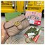 GUCCI GG Marmont shoulder bag กระเป๋าสะพายข้างรุ่นคลาสสิค สะพายขับผิว ดูแพง อัพลุคได้สบายๆ เปิด-ปิดด้วยตัวกดล็อคแน่นหนา ด้านหลังดีไซน์รูปหัวใจ