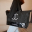 New! กระเป๋าใบใหญ่ทรง Tote จากแบรนด์ Chanel VIP gift Bag ของแท้ 100% ทำจากผ้าหนา Polyester ฐานล่างกระเป๋าทำจากหนังแก้วผิวมันเงา สวยหรู สกรีนโลโก้ชาแนลหน้าหลัง หัวซิปปั้มโลโก้ ด้านในเป็นช่องกว้าง และมีอีกหนึ่งช่องเก็บของ รุ่นนี้สะพายไหล่ สวยมาก น้ำหนักเบา 