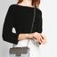 CHARLES & KEITH Mini Square Shaped shoulder bag กระเป๋าสะพายไซส์มินิประดับด้วยกากเพชรวิ้งๆ ติดแน่น อะไหล่ทอง สายสะพายโซ่ ตัวล็อคแบบ บีบดันปลดล็อค ใช้งานง่าย ด้านในมี 3 ช่อง มีช่องซิปด้วย ด้านข้าง ประดับหมุดทรงนูนเหลี่ยม ใส่ iphone+ได้ สบาย ๆ สวยระยิบระยับ