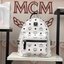 M.C.M Stark Side Studs Backpack in Visetos M.C.M small backpack กระเป๋าเป้ ขนาดเหมาะกำลังดีที่ไม่ชอบแบกของหนักมาก ใช้ได้ทั้งหญิง/ชาย ตกแต่งหมุดอะไหล่ทองด้านข้าง สวยหรู วัสดุหนังแคนวาสคุณภาพดี เปิด-ปิดด้วยซิป ภายในเป็นหนังแท้ จุของได้พอสมควร สายสะพายสามารถ