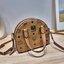 M.C.M MINI ESSENTIAL HALF MOON DISCO TOTE IN VISETOS กระเป๋าถือ/สะพายข้างไอเท็มรุ่นฮิต!! ที่เหล่าดาราเซเลป และไอดอลคนดังมีติดตัว เป็นรุ่นที่แมทช์ง่ายมากๆ