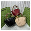 GUCCI Mini bamboo top handle tote bag กระเป๋าสะพายทรงตะกร้า หูจับลายไม้ไผ่ตัดสีได้อย่างลงตัว ถือแล้วดูขับผิวสวยงาม งานหนังแท้หนังเงาดูแพง ให้ความรู้สึกถึงงานฝีมือที่โดดเด่น ด้วยฐานทรงหกเหลี่ยม พร้อมส่งที่นี่ก่อนใคร รีบจับจองเลยน้า
