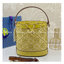 TORY BURCH T Monogram Straw Bucket Bag สีใหม่ โทนเหลืองทอง สวยหรู พร้อมเสิร์ฟความสวยให้ถึงบ้านแล้วน้า กระเป๋าบัคเก็ตทรงยอดนิยม ดีไซน์ใหม่ล่าสุด ยูนีคไม่เหมือนใคร ลายสานเต็มใบ พร้อมปักโลโก้เอกลักษณ์ โดดเด่น งานฝีมือมากๆ