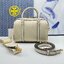 Tory Burch Thea Mini Web Satchel Crossbody Bag / Tory keepall พร้อมส่ง กระเป๋าสะพายทรงหมอนขนาดกลางกำลังน่ารัก เกรดท็อปออริจินอล