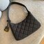 Prada Hobo Mini Quilted Black Nylon Shoulder Bag / PRADA NYLON HANDBAGS ขนาดกะทัดรัด อะไหล่ทอง วัสดุทำจากผ้าNylon ลายตาราง อย่างหนา อยู่ทรง กันน้ำได้ หายห่วงคะ