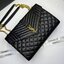 หนังแท้ YSL Saint Laurent Large Cassandra quilted shoulder bag กระเป๋าสะพายใบใหญ่ ดีไซน์ทรงสวยหรู ตอบโจทย์ได้ทุกสไตล์ ภาพสินค้าถ่ายจากงานขายจริง ใช้งานต่างประเทศได้