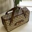 VIP GIFTbag 】GUCCI Horsebit 1955 mini leather-trimmed printed coated-canvas tote คอลเลคชั่นใหม่ล่าสุด ดาราเซเลปใช้กันเพียบ กระเป๋าถือ ดีไซน์สวย เชื่อได้เลยใบนี้สาวๆต้องหลงรัก จนวางไม่ลงเลยน้า