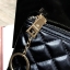 Chanel Cosmetic Clutch Key Chain Best seller! VIP. GIFT ของแท้จาก Chanel Cosmetic Counter VIP Gift หนังนิ่มลายตารางสีดำ ประดับโลโก้แบรนด์ ด้านหน้า เปิดปิดด้วยซิป หัวซิปแบรนด์อะไหล่ทอง พร้อมสายโซ่สำหรับห้อยพวงกุญเเจ ใส่มือถือได้ทุกรุ่นค่ะ สายคล้องกุญเเจ สา