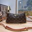 LV liv pochette กระเป๋าสะพายทรงสวย เป็นเอกลักษณ์ ดีไซน์ลวดลายโมโนแกรมเรียบหรู