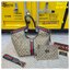 Gucci Giglio medium tote bag กระเป๋าทรงสะพายทรงโท้ท ดีไซน์ใหม่ล่าสุด สวยหรู่เท่มาก มาพร้อมใบเล็กเข้าเซ็ท พร้อมสายสะพายยาวเขียวแดงเป็นเอกลักษณ์