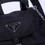 Prada Black Nylon Mini Double Buckle Backpack Crossbody Bag รุ่นนี้เป็นทรงเป้มินิน่ารักๆๆ ด้านในโล่งกว้าง ซับด้านในพิมพ์ลายแบรนด์ ใส่ของจุกจิง โทรศัพท์ กระเป๋าตังใบสั้น เครื่องสำอาง ได้แบบสบาย อะไหล่เงินทั้งใบ บอกเลยว่ารุ่นนี้สวย น่ารัก จะถือหรือสะพายก็ดู
