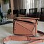 LOEWE CROSSBODY BAG VIP GIFT WITH PURCHASE GWP (**Size M**) กระเป๋าถือหรือสะพาย Limited จาก LOEWE PERFUME DUTY FREE วัสดุ Calfskin หนังแท้หนังสวยอยู่ทรงขนาดกำลังดีน้ำหนักเบา เปิดปิดด้วยซิป ภายในโล่งกว้างสามารถใส่กระเป๋าสตางค์ มือถือ ของใช้ได้เยอะ ด้านหลัง