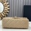 ORI หนังแท้ | Chanel Classic Flap Bag กระเป๋าสะพายรุ่นคลาสสิก สายประดับบอลโลโก้สวยหรูอะไหล่สีทองสวยงาม