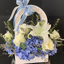 กระเช้าดอกไม้สด กระเช้าดอกไม้ Flower basket ตระกร้าดอกไม้